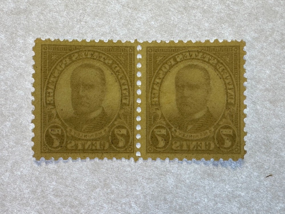 Scott # 559 MH Pair 2024 Scott Catalogue Value $ 14.50
