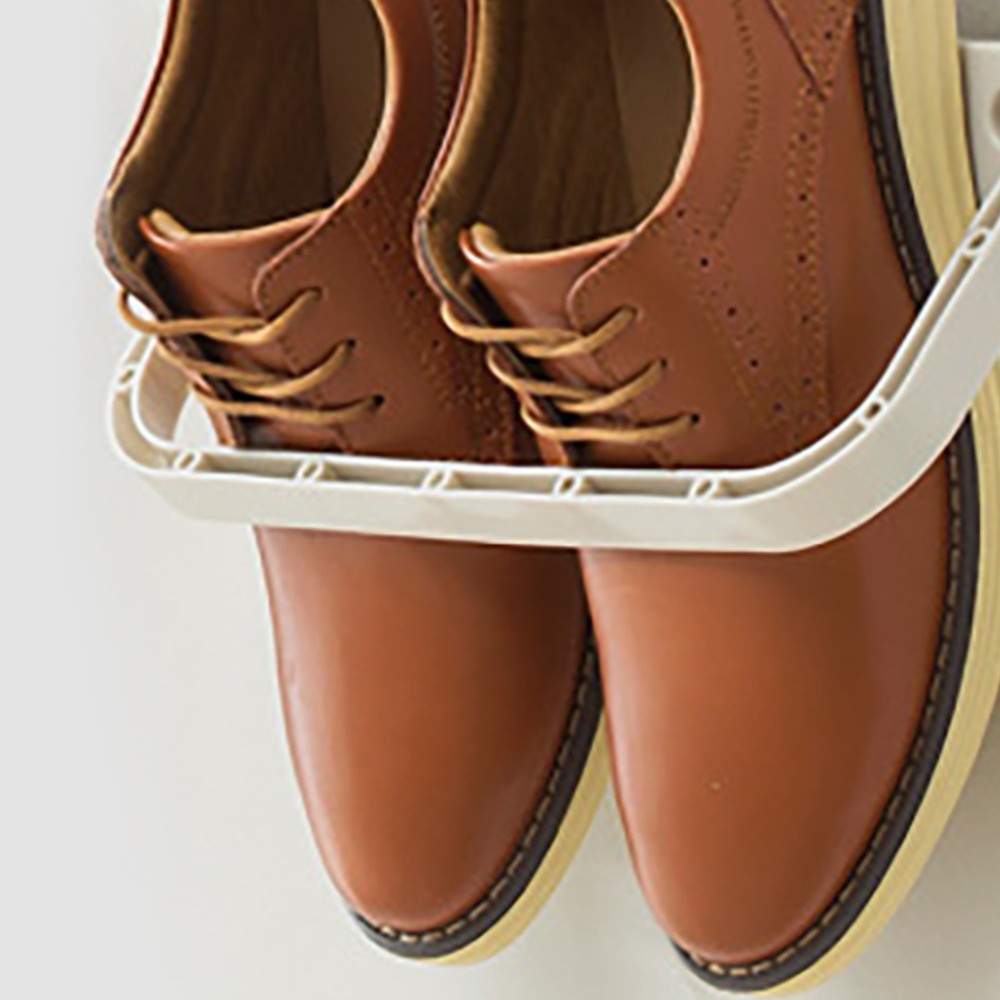 Foldable Wall Mounted Shoes Rack Space Saving For Bathroom