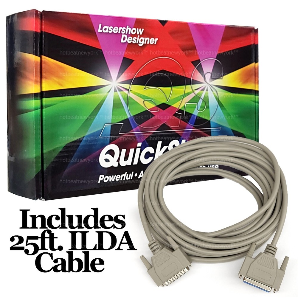 Pangolin Quickshow FB3 Laser Control Software USB Interface + 25ft ILDA Cable