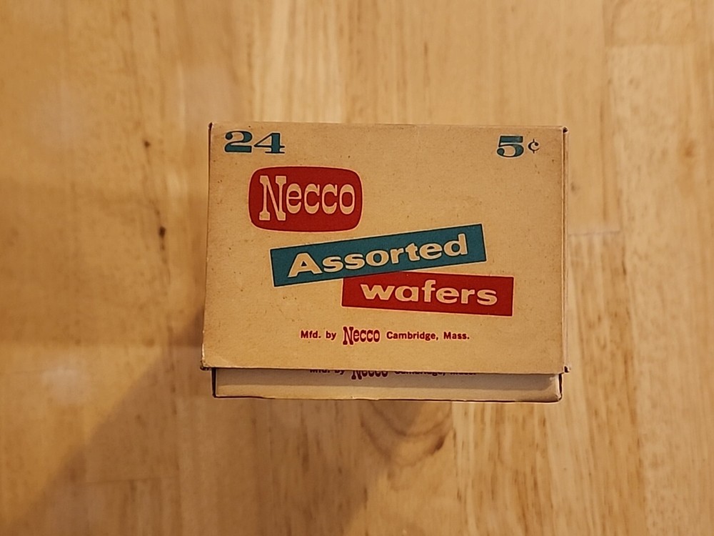 Necco Assorted Wafers Candy Box