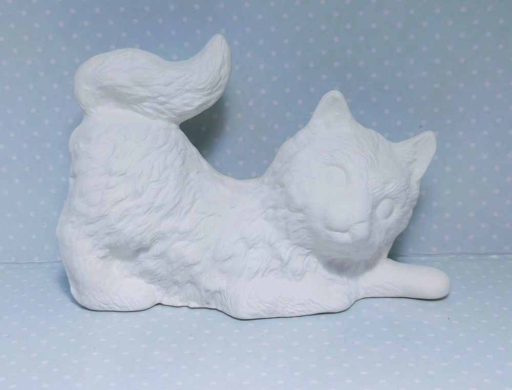 Cat ~ Ceramic Bisque Ready to Paint