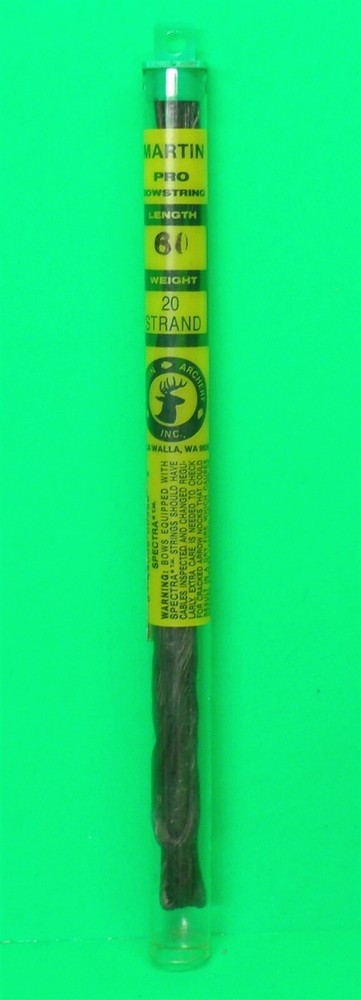 New Martin Archery Pro Bowstring for Compound Bows - 60"- 20 Strand Fast Flight
