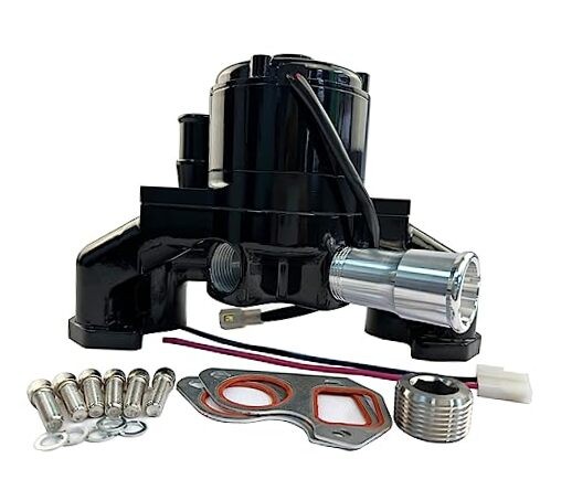 LS aluminum electric water pump for LS1 LS2 LS3 LS6 () Black
