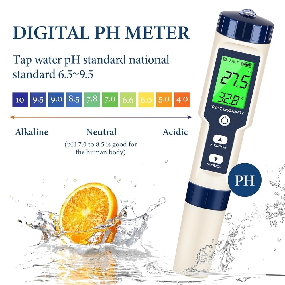 PH Temp EC & TDS Meter for Various Applications