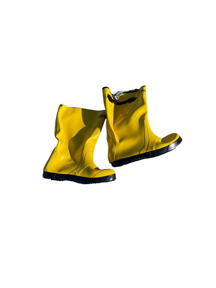 Servus Rubber Boots Mens Protective Overboot A380 Yellow SIZE 12