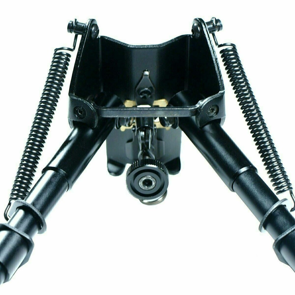 9" to 13" Adjustable Spring Return Hunting Rifle Bipod w/ Keymod Stud Adapter