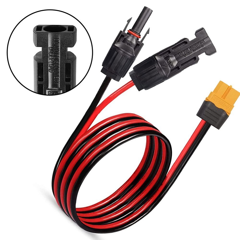 1x Connecting Cable Solar Panel Connection Cable Charging Cable Solar Generator