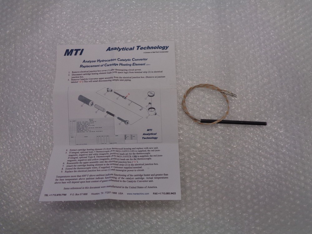 MTI 0455-310-120 HEATER ELEMENT NSNP