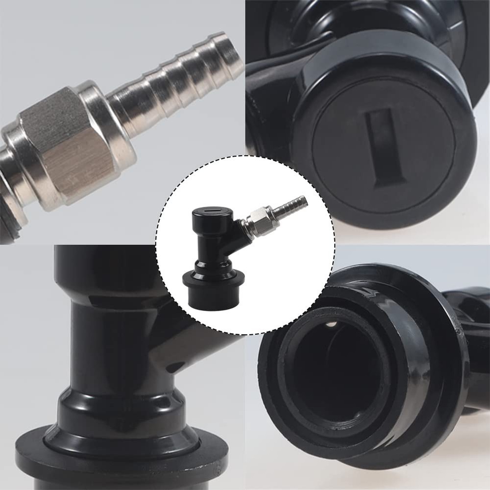 Ball Lock Quick Disconnect Set 4PCS 1/4 MFL 3/16" Swivel Nuts Homebrew