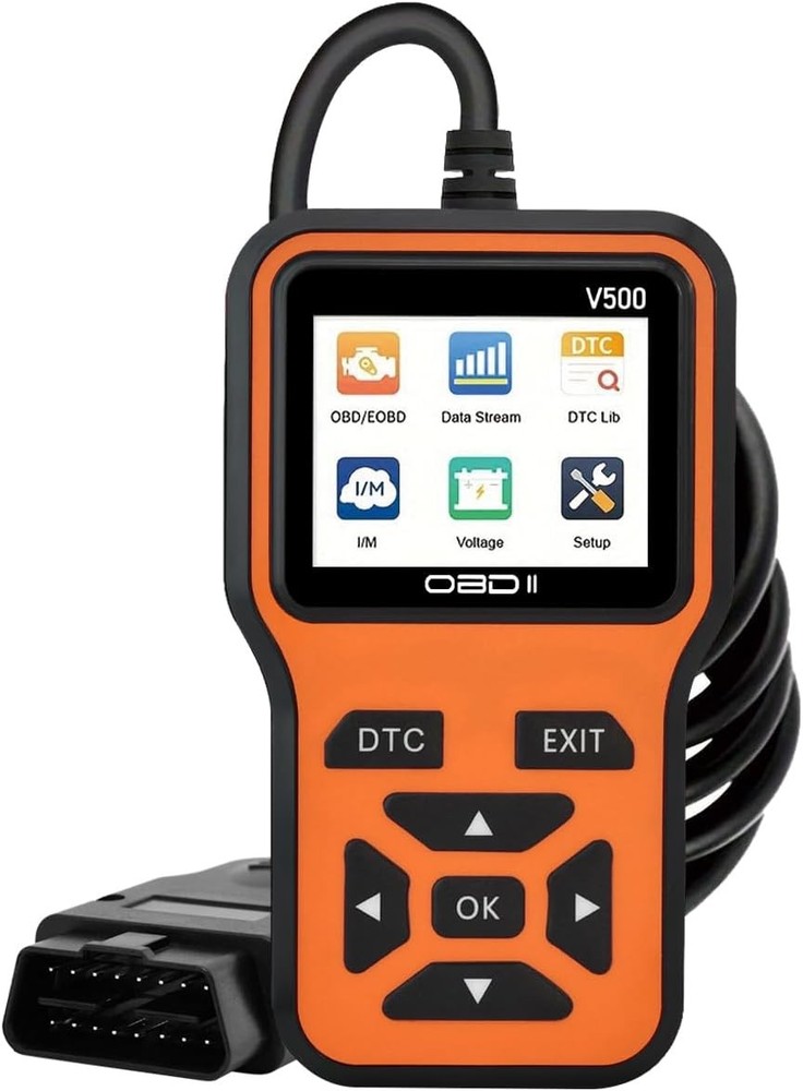 OBD2 Scanner Diagnostic Tool - Check Engine Light Code Scanner Tool with Reset,