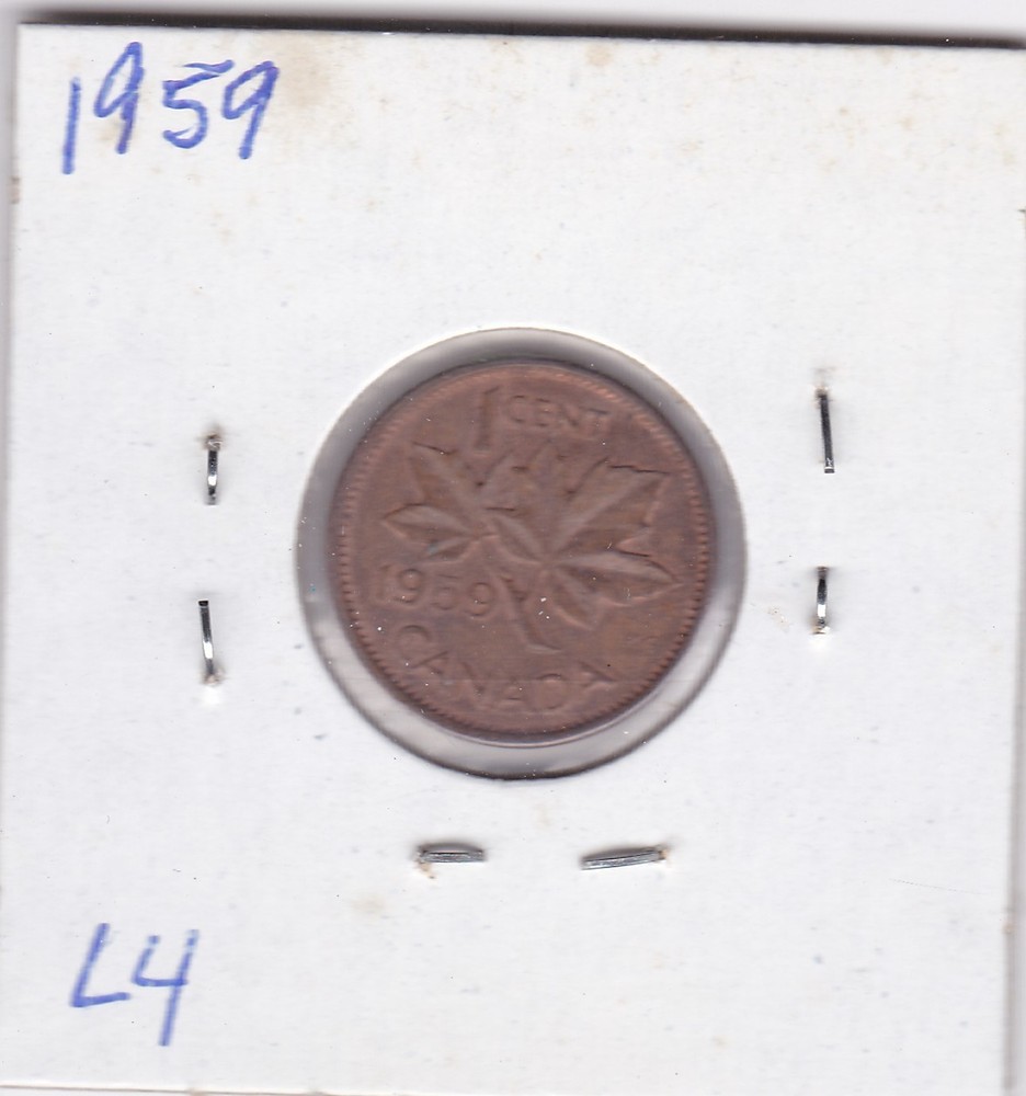 1959 Canada One Cent L4