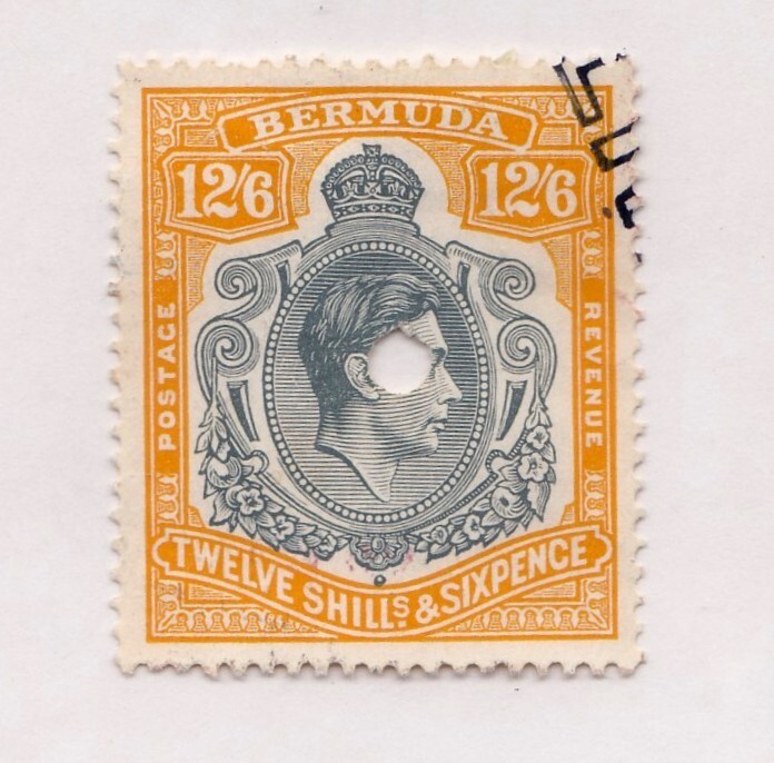 Bermuda stamp #127, used, CV $72.50