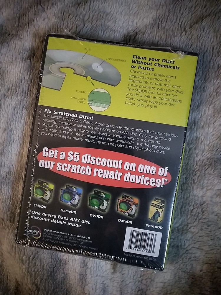 Disc/CD Cleaner - Brand New - Skip DR - 2003