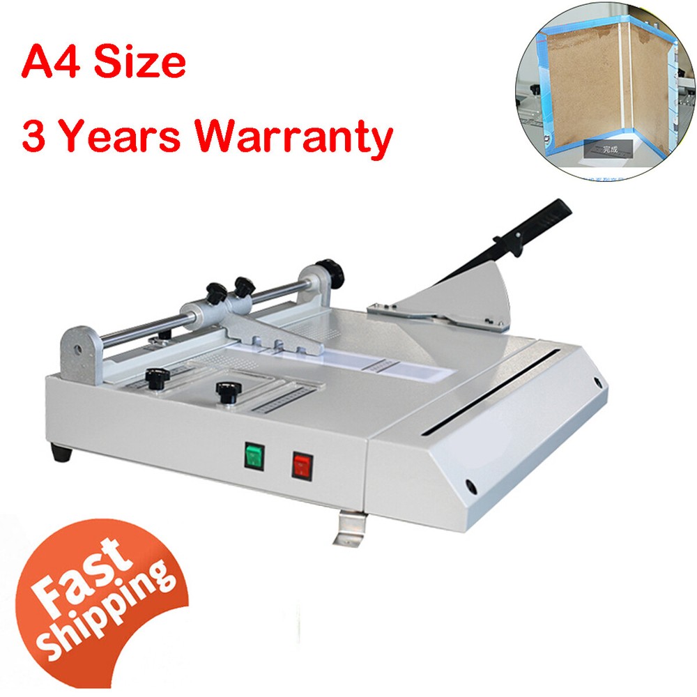 Enhanced A4 Size Hard Case Cover Maker Hardback Hardbound Menu Maker Machine