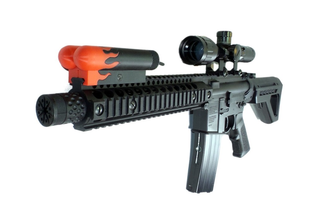 CO2 "Double Barrel" Holder