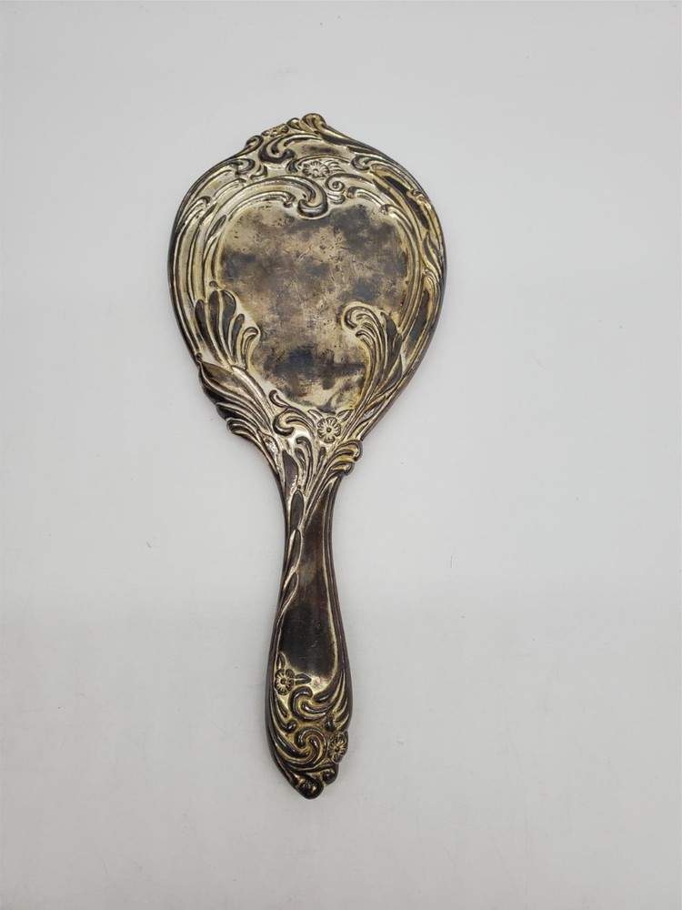 Silver Plated Hand Mirror