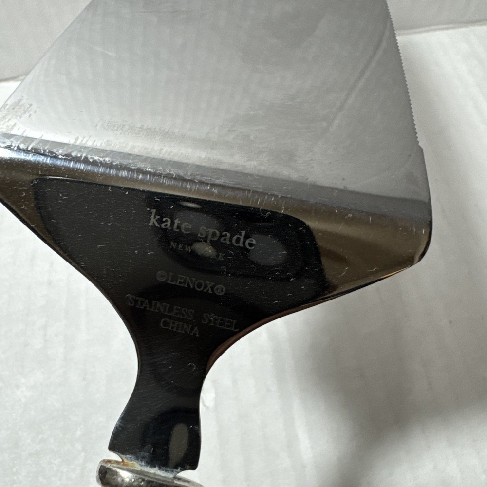 Kate Spade Lenox Darling Point Mr & Mrs Silverplate Cake Server only