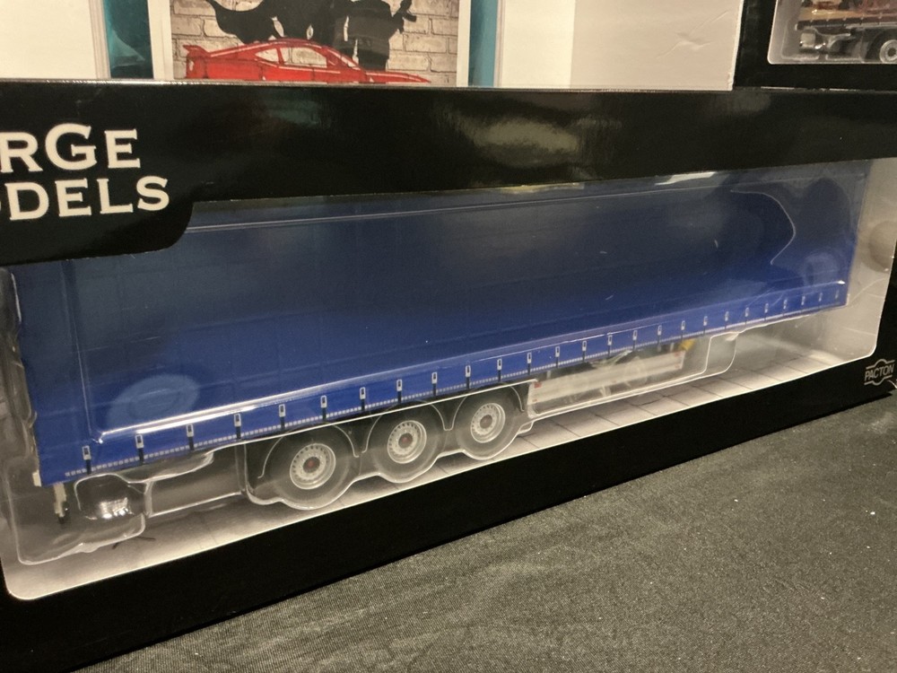 1/32 MARGE MODLES PACTON CONTAINER TRAILER PLAIN BLUE