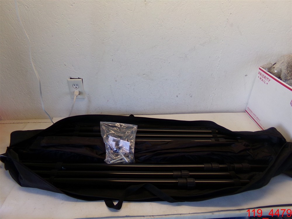 Adjustable Banner Display Frame Adjusts 48" - 120" W x 36" - 96" H - Frame & Bag
