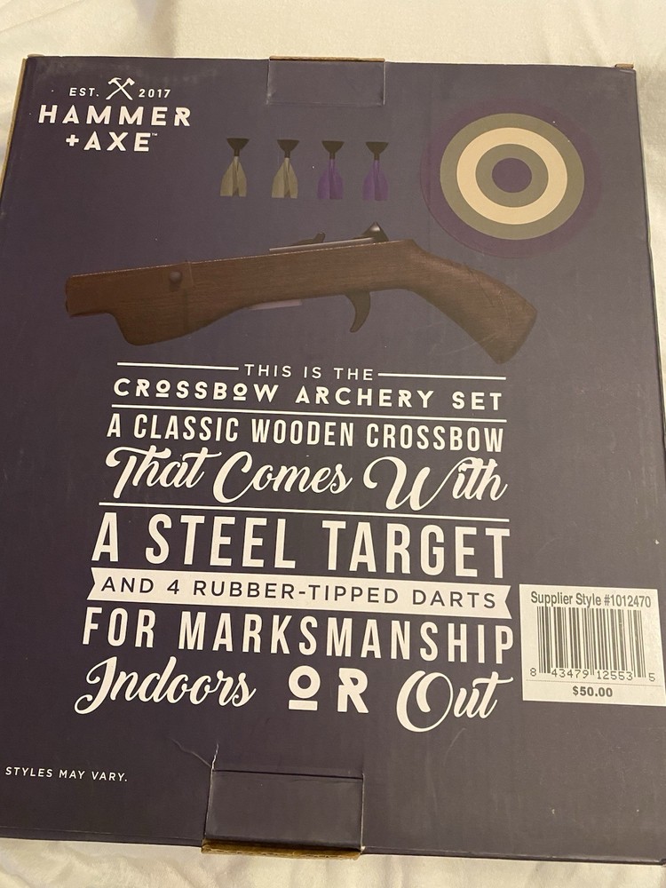 Hammer + Axe Crossbow Archery Set