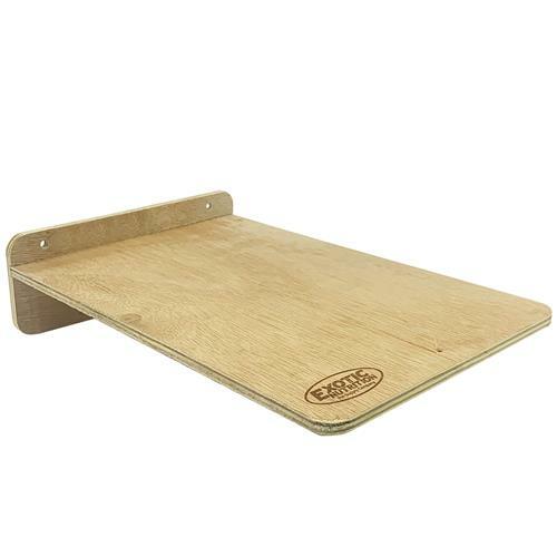 Wood Side Platform (Medium) - Cage Shelf - Sugar Glider, Squirrel, Hamster