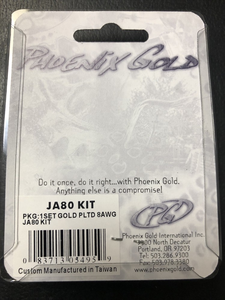 Phoenix Gold Amp Install Ring Kit JA80 KIT 8 AWG