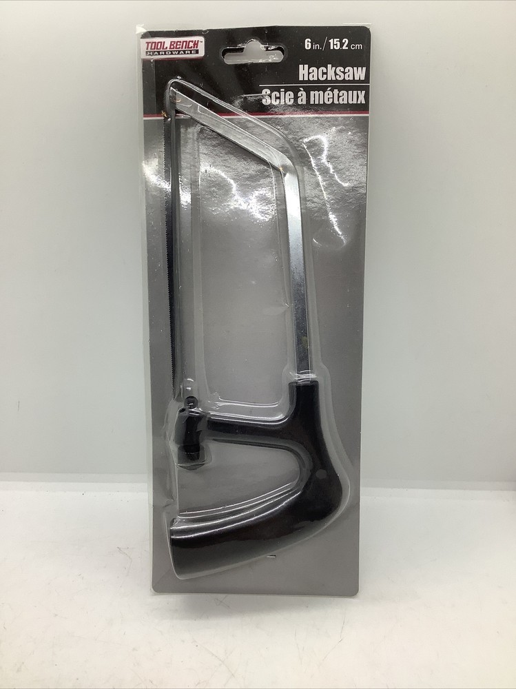 Tool Bench Hardware - 6" Hacksaw - Black Handle