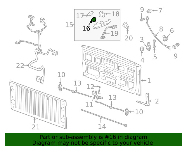 Genuine GM Rear Camera 86518927