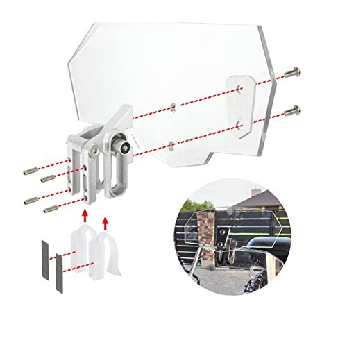 Universal Motorcycle Windshield Extension Clear Motorcycle Windshield Airflow