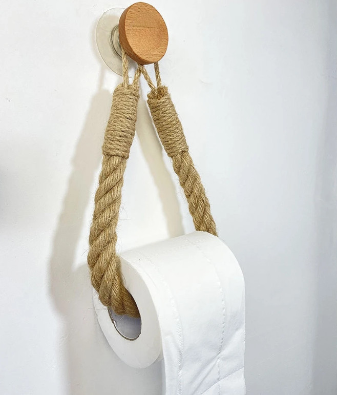 Jute Rope Paper Towel Holder