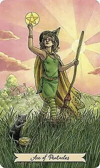 Everyday Witch Tarot Deck & Book By Deborah Blake