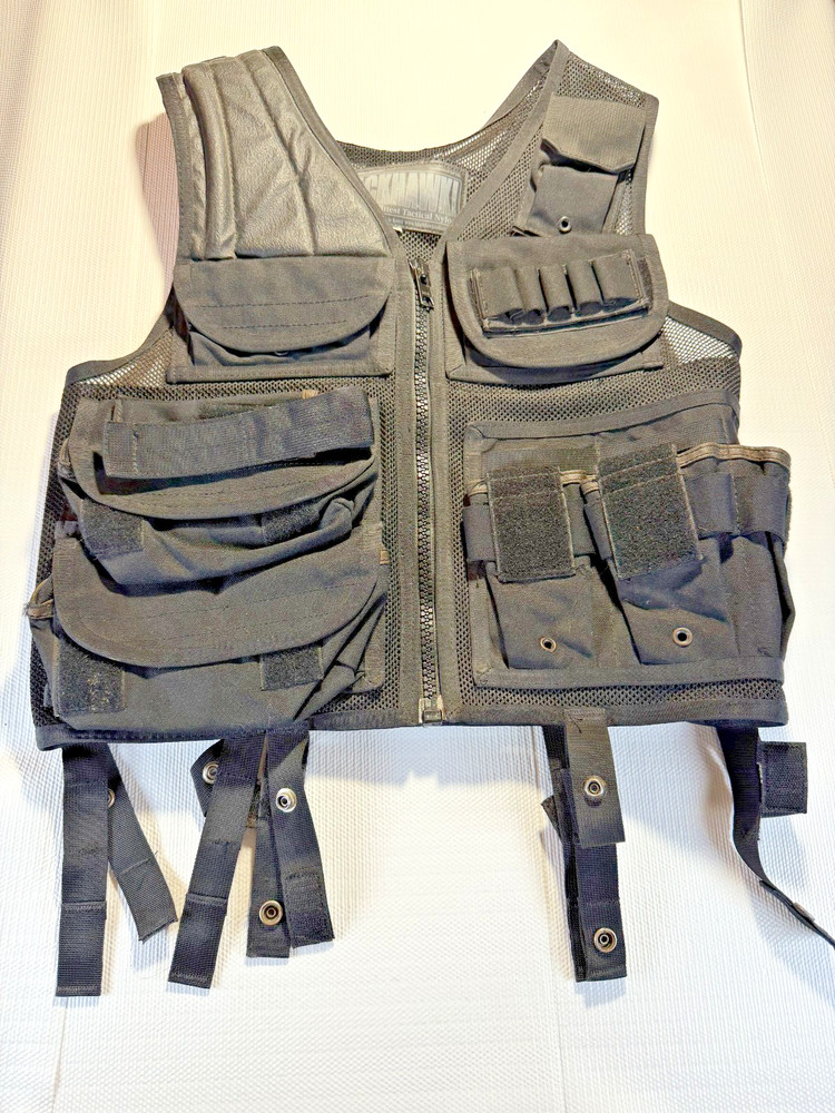 Blackhawk Tactical Vest Black Adjustable One size.