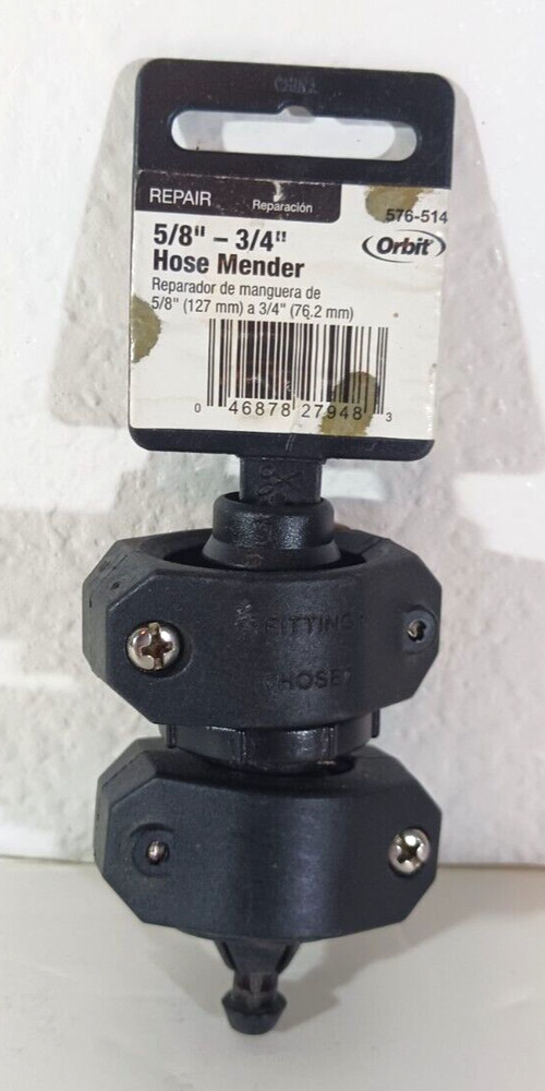 ORBIT 5/8” - 3/4” Plastic HOSE MENDER