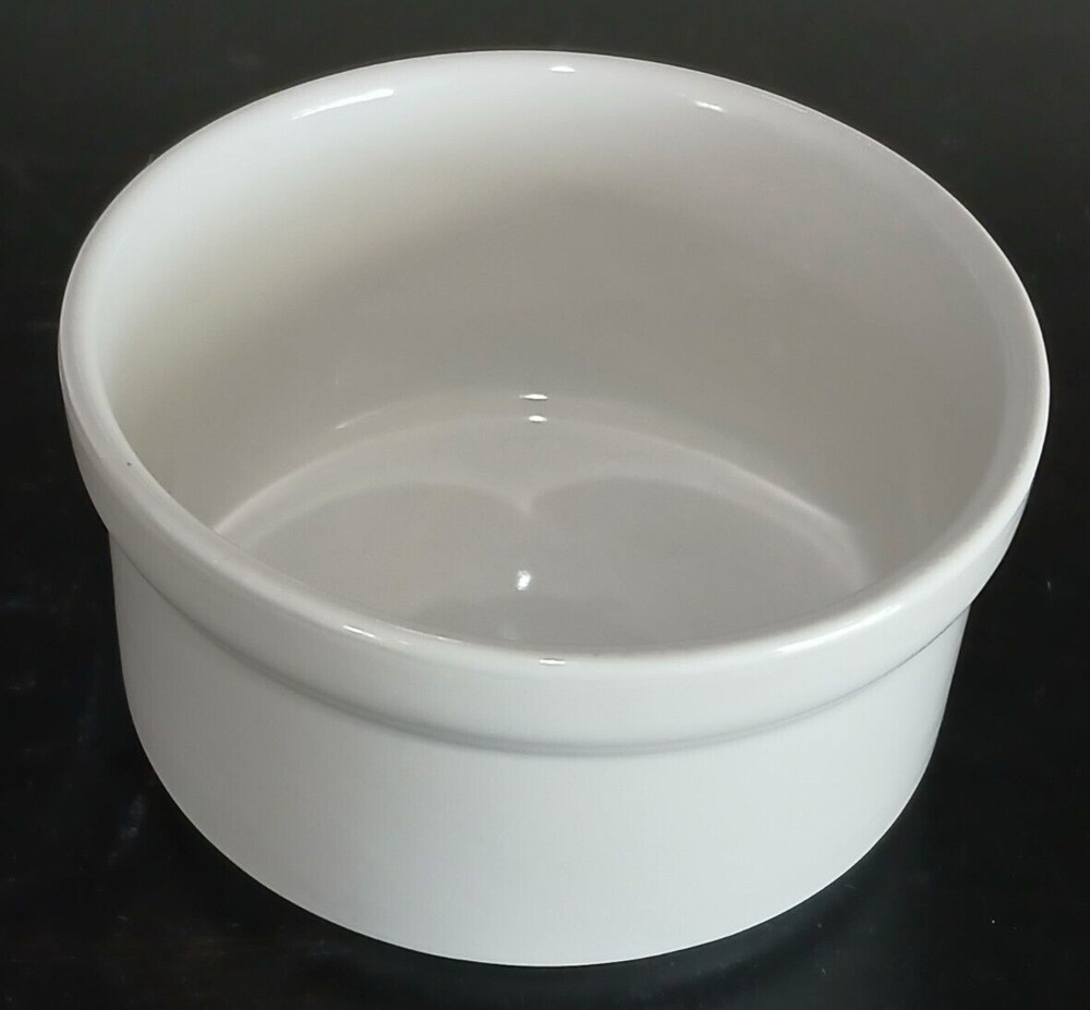 Mainstays Stackables Stoneware White Round Ramekin 4"