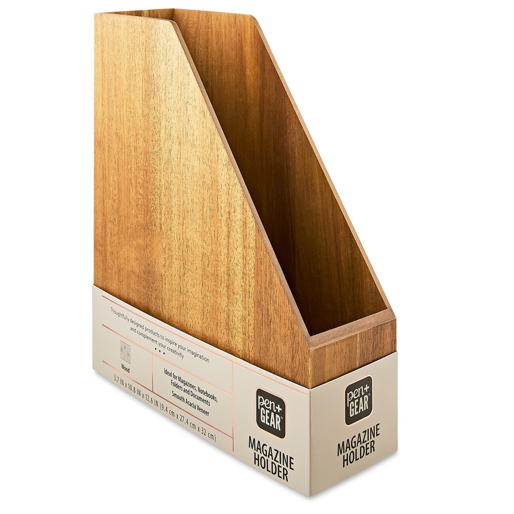 Wooden Magazine Holder