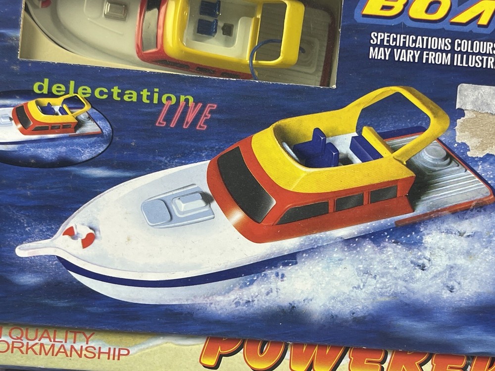 Vintage Speed Boat Powered 1:64 Scale Workmanship Full Function Radio Control