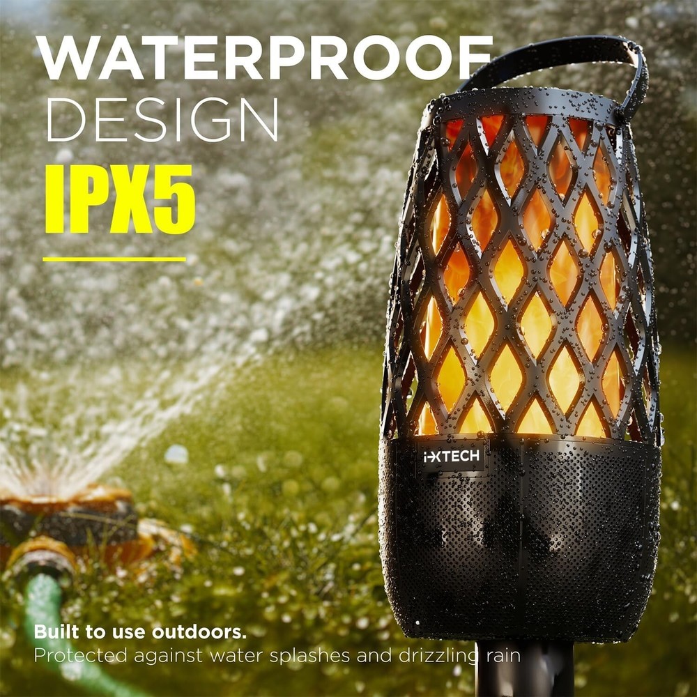 IXTECH Outdoor Bluetooth Speakers, Waterproof Portable Bluetooth Speaker 2 Pack