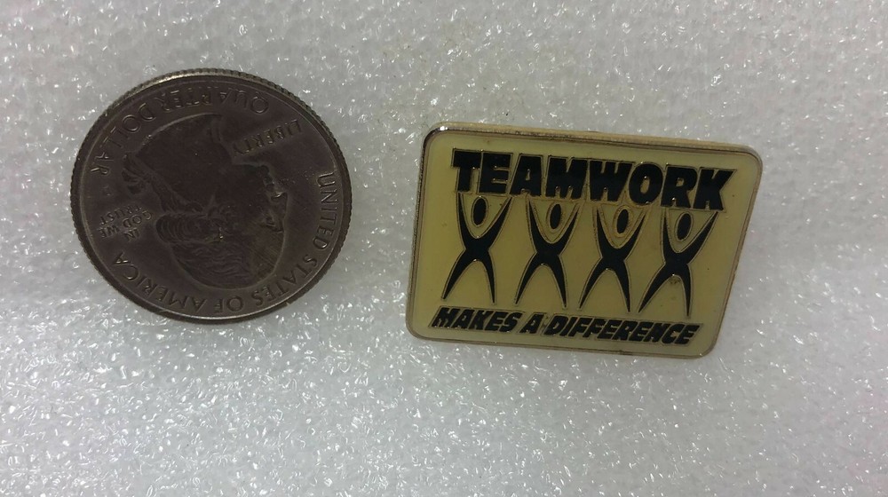 Teamwork Makes A Difference Pin
