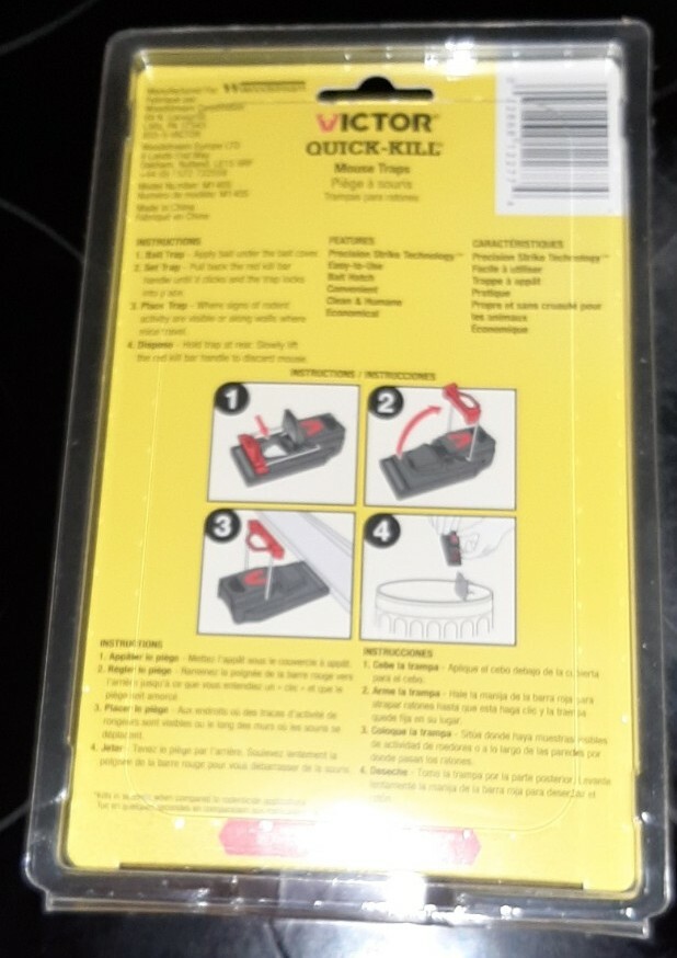 Victor M140S Quick-Kill Mouse Traps, 2-Pack