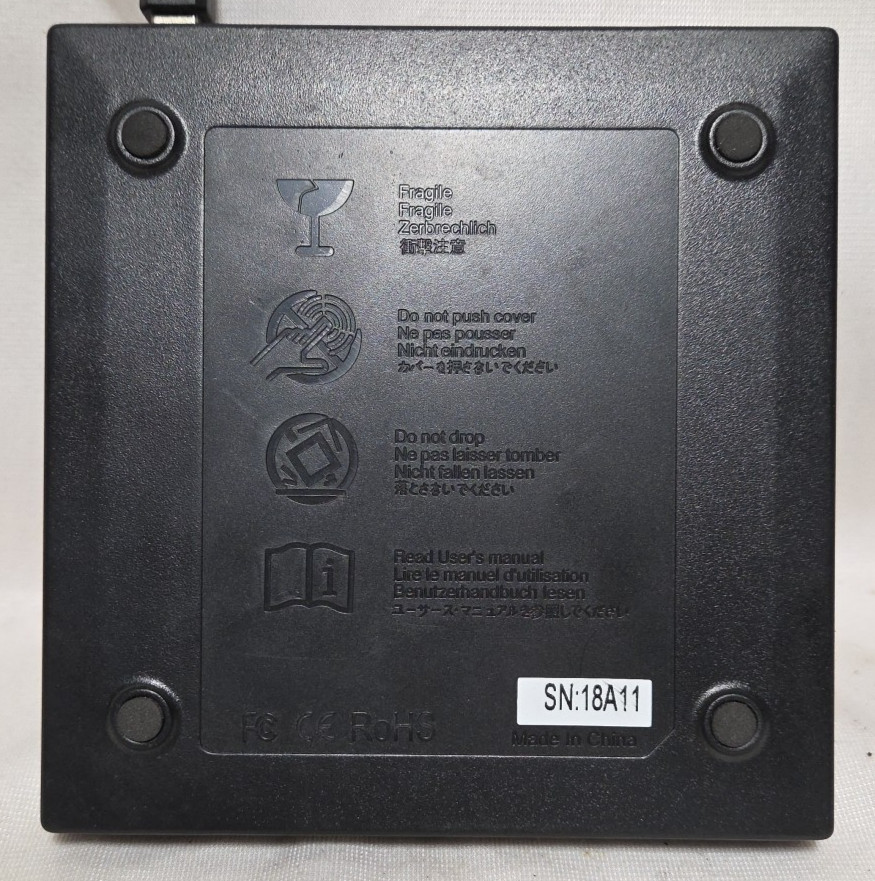 Unbranded Black External DVD ROM Compact Disc ReWritable Ultra Speed