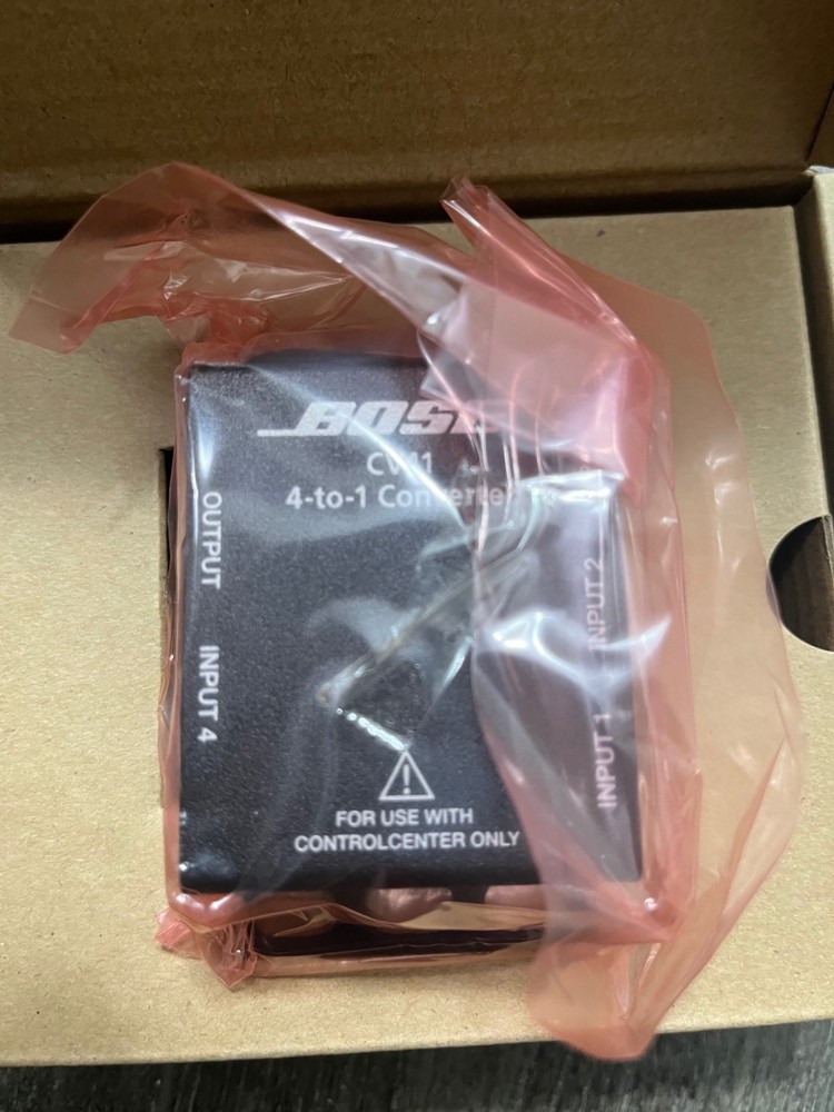 Bose CV41 ControlCenter 4-to-1 converter for use with multiple CC controllers
