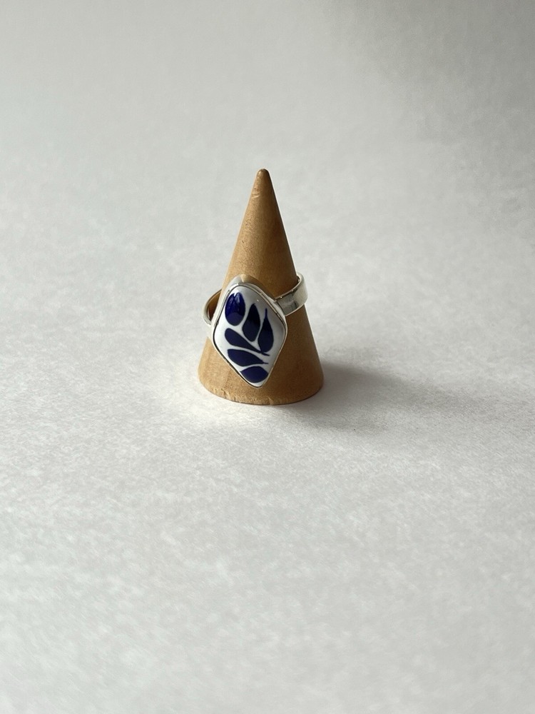 Talavera Design Ring 925 Sterling Silver Artisan Handmade