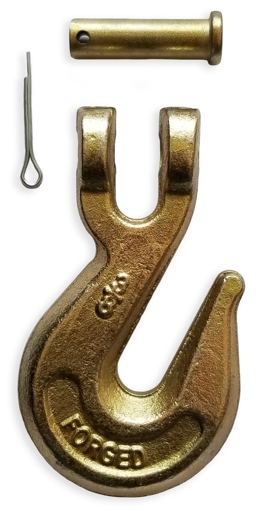 (2 PK) 3/8" G70 Clevis Grab Hook, WLL 7100 lbs