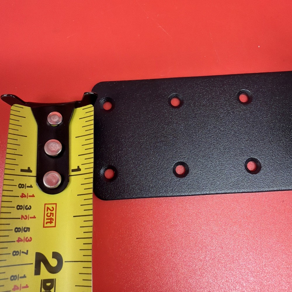 1U Rack Mount Ears Black 3” Width Each