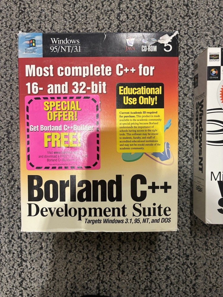 Microsoft Windows NT and Borland C++ Development Suite