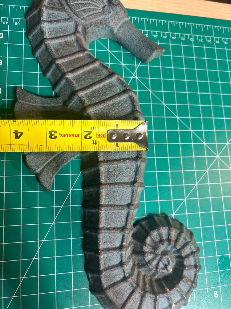 Seahorse Cast Iron Wall Hanging