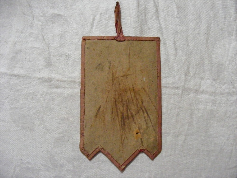 Vintage Cross Stitched Hanging Match Striker