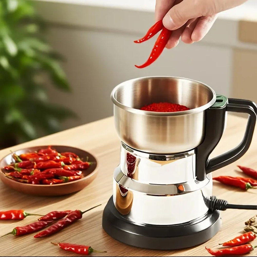 Spice Grinder Electric，Electric Coffee and Spice Grinder, Multi-Function Pulveri