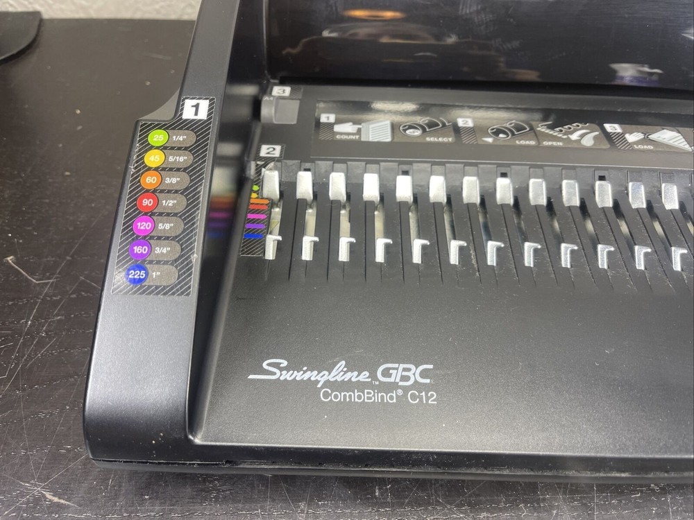 GBC CombBind C12 Binding Machine 12 Sheet Punch & 200 Sheet Binding Capacity