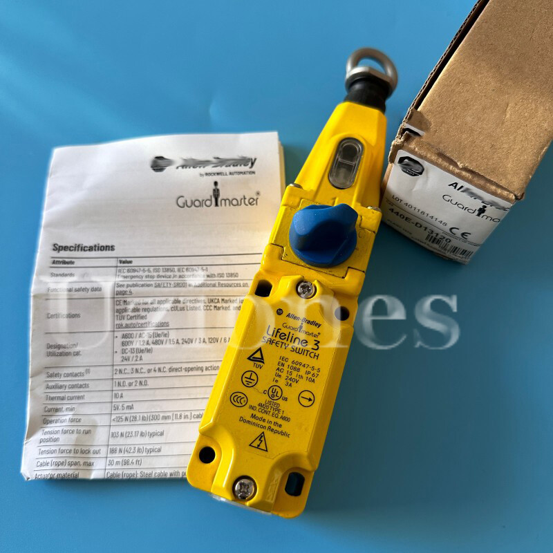For Allen-Bradley 440E-D13120 440E Lifeline Emergency Cable Pull Switch US STOCK